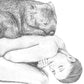Wombat Girl - Australian Stacks Series - Fine Art Print