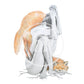 Girl and Fox - Fine Art Print