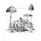 Mushroom Home - Fine Art Print