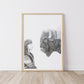 Woman and Bison - Fine Art Print