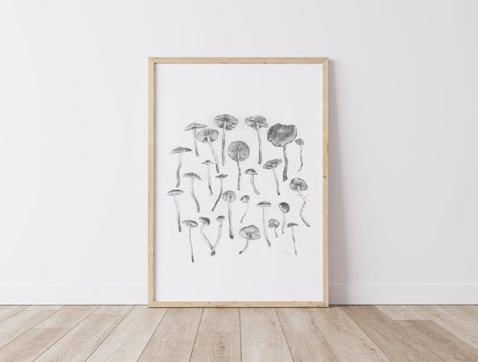Mushrooms - Fine Art Print