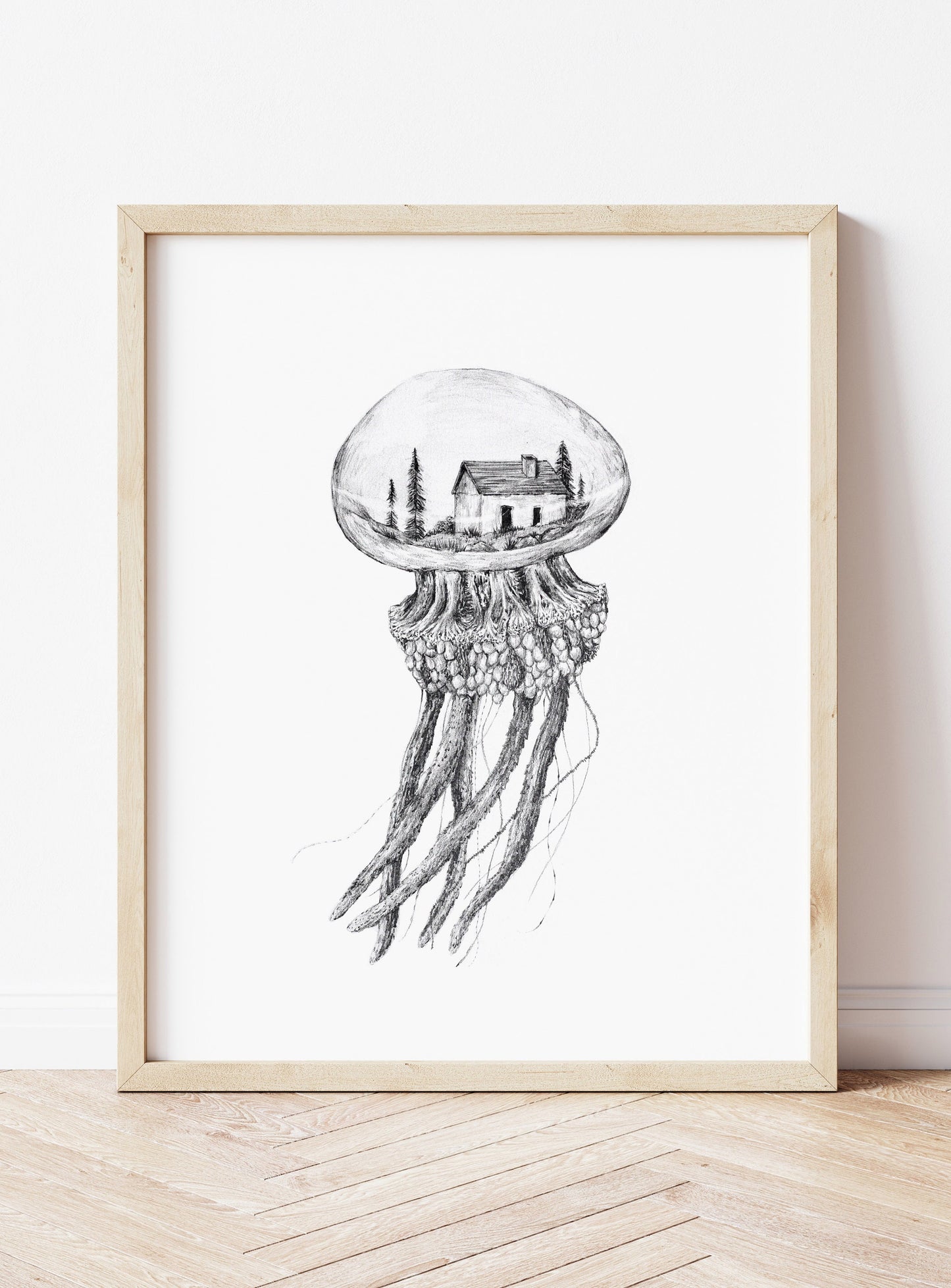 Jellyfish Home #2 - Fine Art Print