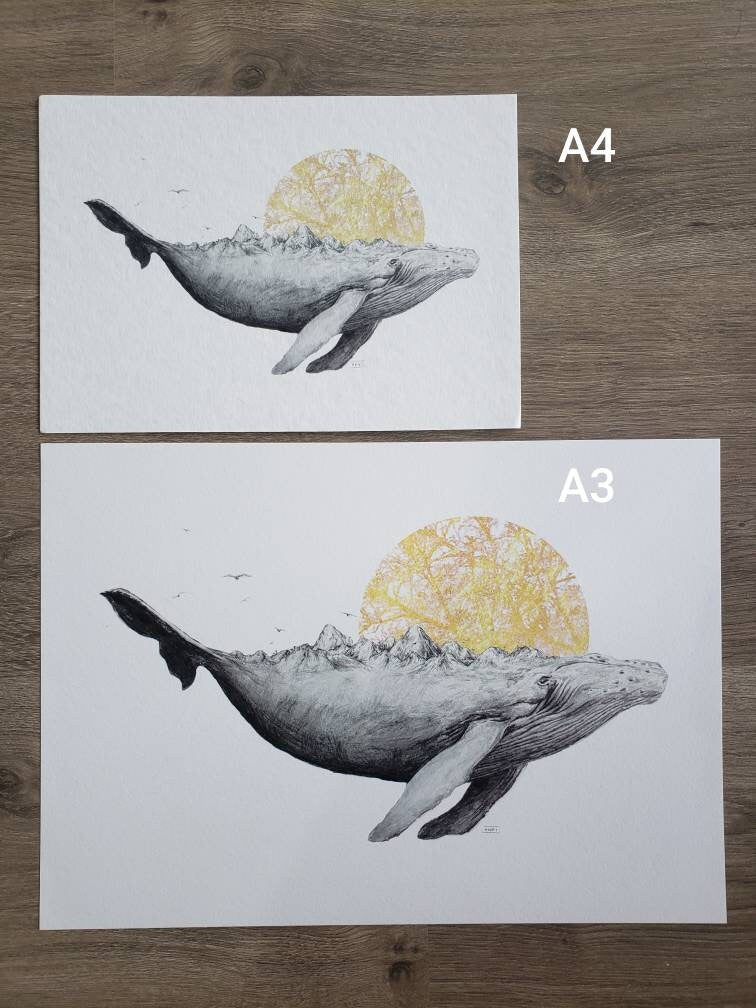 Mother Whale - Fine Art Print